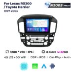 Lexus RX300 Toyota Harrier 1997-2003 M300 (4/32 Гб), HD (1280x720) QLED, GPS + 4G + CarPlay