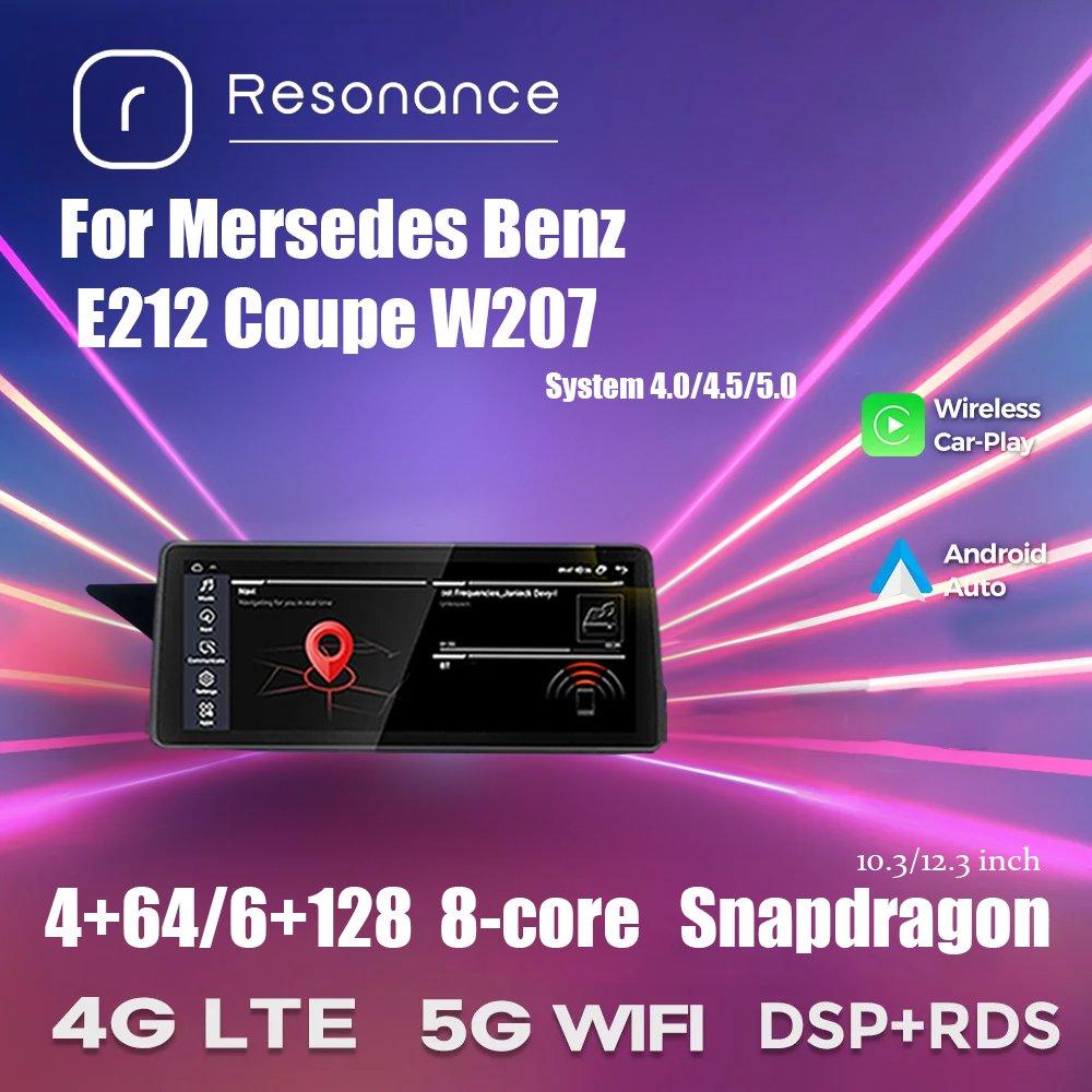 5956989336_magnitola-resonace-mersedes Магнітола Resonace Mersedes Benz E212 Coupe W207 System 4.5 10.3" 6/128GB - Зображення 1