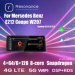 Магнітола Resonace Mersedes Benz E212 Coupe W207 System 5.0 12.3" 4/64GB
