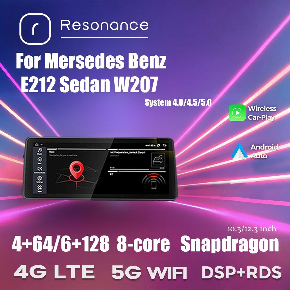 5957485257_magnitola-resonace-mersedes Магнітола Resonace Mersedes Benz E212 Sedan W207 System 4.5 12.3" 6/128GB - Зображення 1