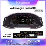 Панель приладів Volkswagen Passat B8 (2014-2019). Цифрова LCD в стилі VW 2024 (Active Info Display)
