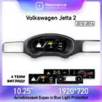Панель приладів Volkswagen Jetta 6 (5C6, 1B) (2010-2014). Цифрова LCD в стилі VW 2024 (Active Info Display)