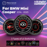 Панель приладів Mini Cooper (BMW) (2014-2023). Цифрова LCD панель