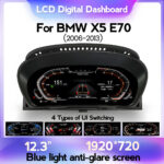 Панель приладів BMW X5 (E70) (2006-2013) CCC, CIC. Цифрова LCD в стилі iDrive 7.0, 8.0