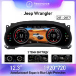 Панель приладів Jeep Wrangler (2011-2017). Цифрова LCD панель 12.3"