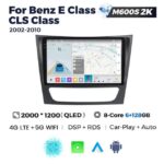 Штатна магнітола Mecedes Benz W211 (2002-2010) M600 (6/128 Гб), 2K (2000x1200) QLED, GPS + 4G + CarPlay
