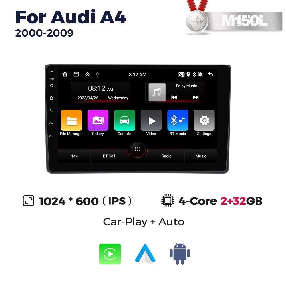 6191110938_shtatna-magnitola-audi Штатна магнітола Audi A4 (B6, B7) (2000-2008) M160 (2/32 Гб), HD (1024x600) GPS CarPlay - Зображення 1