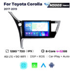 Штатна магнітола Toyota Corolla (2017-2019) M300 (4/32 Гб), 2K (2000x1200) QLED, GPS + 4G + CarPlay