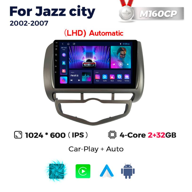 6516620648_shtatna-magnitola-honda Штатна магнітола Honda Jazz 2, City 4 (2002-2007) M150 (2/32 Гб), HD (1024x600) GPS - Зображення 1
