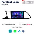 Штатна магнітола Seat Leon (2012-2018) M160 (2/32 Гб), HD (1024x600) GPS CarPlay