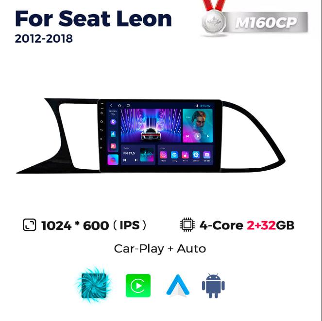 6533550690_shtatna-magnitola-seat Штатна магнітола Seat Leon (2012-2018) M160 (2/32 Гб), HD (1024x600) GPS CarPlay - Зображення 1