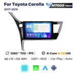 Штатна магнітола Toyota Corolla (2017-2019) M700 (8/128 Гб), 2K (2000x1200) QLED, GPS + 4G + CarPlay