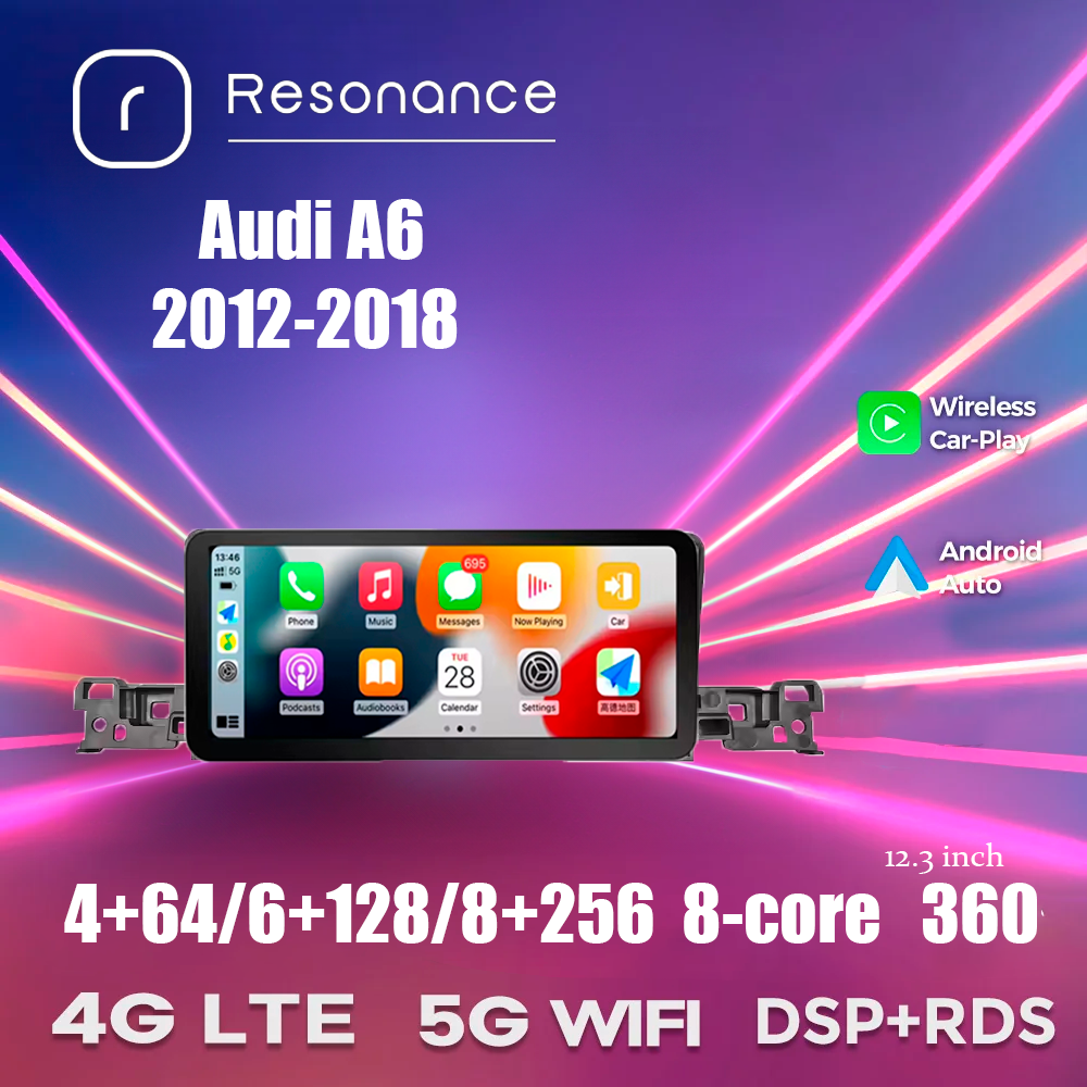 6664319320_magnitola-resonance-audi Магнітола Resonance Audi A6L 2016-2018 M6, 6/128, High 12.3" - Зображення 1
