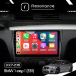 Магнітола BMW 1-серії (E81, E82) (Кондиціонер) (2007-2011) Resonance T100 2/32, 9" IPS (CarPlay)