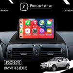 Магнітола BMW X3 (E83) (1997-2004) Resonance T100 2/32, 9" IPS (CarPlay)