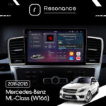 Магнітола Mercedes-Benz ML-Class (W166) (2011-2015) Resonance Ultra S6 (7870) 6/128, 9" 2K QLED, 360