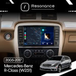Магнітола Mercedes-Benz R-Class (W251) (2005-2017) Button Resonance Ultra S12 (7870) 12/256, 9" 2K QLED, 360 - Зображення 2