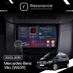 Магнітола Mercedes-Benz Vito (W639) (2003-2010) Resonance Ultra M4 4/32, 10" 2K QLED