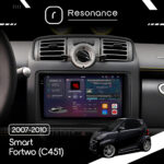 Магнітола Smart Fortwo (C451) (2006-2009) Resonance Ultra S12 (7870) 12/256, 9" 2K QLED, 360
