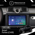 Магнітола Smart Fortwo (C451) (2011-2015) Resonance Ultra M2 2/32, 9" 2K QLED