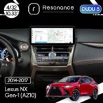 Магнітола Lexus NX 1 (AZ10) (2015–2017) [High, Touchpad] DUDU 5 10.3" 2K QLED, 4/32, 360 (A-Style)