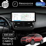 Магнітола Ford Kuga 2, C-MAX 2, Escape 3 (2012-2019) DUDU 7 10.3" 2K QLED, 6/64, 360 (A-Style)
