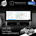 Магнітола Ford Fiesta 6 (2009-2018) DUDU 7 10.3" 2K QLED, 6/64, 360 (A-Style)