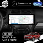 Магнітола Ford Explorer 5 (2011-2019) DUDU 7 10.3" 2K QLED, 6/64, 360 (A-Style)