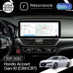 Магнітола Honda Accord 10 (CR6, CR7) (2017-2022) DUDU 7 10.3" 2K QLED, 6/64, 360 (A-Style)