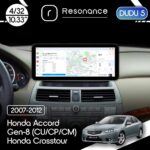Магнітола Honda Accord 8 (CU, CP, CM) (2007-2012) [High] DUDU 5 10.3" 2K QLED, 4/32, 360 (A-Style)