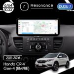 Магнітола Honda CR-V 4 (RM, RE) (2011-2016) DUDU 7 10.3" 2K QLED, 6/64, 360 (B-Style)