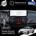 Магнітола Honda Accord 9 (CR2, CR3) (2012-2017) [Верхня] DUDU 5 10.3" 2K QLED, 6/128, 360 (B-Style)