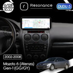 Магнітола Mazda 6 (GG) (2003–2007) DUDU 5 10.3" 2K QLED, 6/128, 360 (B-Style)