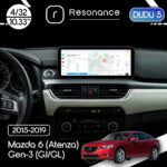 Магнітола Mazda 6 (Atenza) (2015-2017) [High] DUDU 5 10.3" 2K QLED, 4/32, 360 (A-Style)