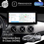 Магнітола Mercedes-Benz B-Class (W246) (2015-2018) [NTG 5.0] DUDU 7 10.3" 2K QLED, 6/64, 360 (A-Style)