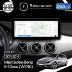 Магнітола Mercedes-Benz B-Class (W246) (2013-2014) [NTG 4.5] DUDU 5 10.3" 2K QLED, 6/128, 360 (A-Style)