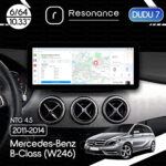 Магнітола Mercedes-Benz B-Class (W246) (2013-2014) [NTG 4.5] DUDU 7 10.3" 2K QLED, 6/64, 360 (B-Style)