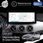 Магнітола Mercedes-Benz B-Class (W246) (2013-2014) [NTG 4.5] DUDU 7 10.3" 2K QLED, 6/64, 360 (A-Style)