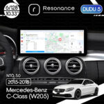 Магнітола Mercedes-Benz C/GLC-Class (W205/X253) (2015-2019) [NTG 5.0] DUDU 5 10.3" 2K QLED, 6/128, 360 (B-Style)