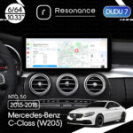 Магнітола Mercedes-Benz C/GLC-Class (W205/X253) (2015-2019) [NTG 5.0] DUDU 7 10.3" 2K QLED, 6/64, 360 (B-Style)