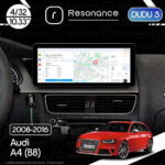 Магнітола Audi A4 (B8) (2007-2015) [Low] DUDU 5 10.3" 2K QLED, 4/32, 360 (A-Style)
