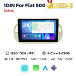 Штатна магнітола Fiat 500 (2007-2015) M200 (2/32 Гб), HD (1280x720) QLED, GPS + 4G + CarPlay - Зображення 2