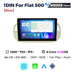 Штатна магнітола Fiat 500 (2007-2015) M300 (4/32 Гб), HD (1280x720) QLED, GPS + 4G + CarPlay - Зображення 2