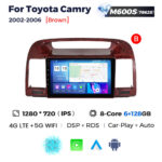 Штатна магнітола Toyota Camry (XV30) (2002-2006) M600 (6/128 Гб), 2K (2000x1200) QLED, GPS + 4G + CarPlay - Зображення 2