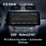 Універсальна 2-DIN магнітола Teyes LUX ONE 12,3" 4/32 Гб, 1920x720 QLED, GPS + 4G + CarPlay - Зображення 4