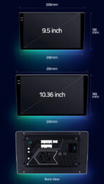 Універсальна 2-DIN магнітола Teyes CC3 2K 9,5" 6/128 Гб, 2000x1200 QLED, GPS + 4G + CarPlay - Зображення 7