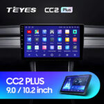 Універсальна 2-DIN магнітола Teyes СС2 Plus 9" 3/32 Гб, 1280x720 QLED, GPS + 4G + CarPlay - Зображення 2