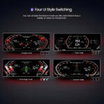 Панель приладів BMW 3-серії (E90, E91, E92) (2005-2012) CCC, CIC. Цифрова LCD в стилі iDrive 7.0, 8.0 - Зображення 5