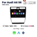 Штатна магнітола Audi A6, S6 (1999-2004) M160 (2/32 Гб), HD (1024x600) GPS CarPlay
