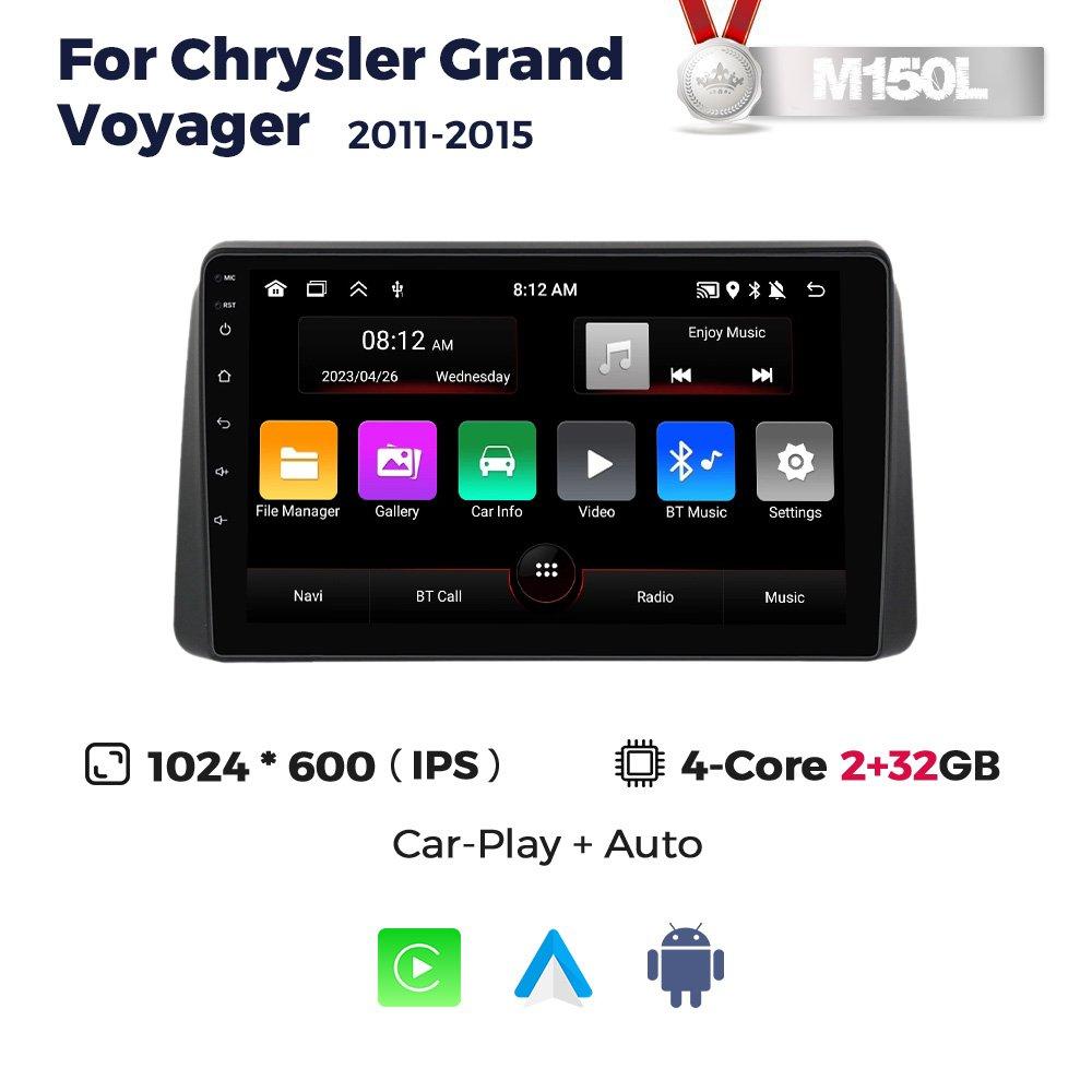 6191835808_shtatna-magnitola-chrysler Штатна магнітола Chrysler Grand Voyager 2011-2015 M160 (2/32 Гб), HD (1024x600) GPS CarPlay - Зображення 1